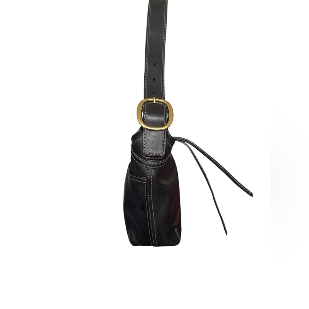 Authentic Vintage Black Coach Crossbody/Shoulder Bag, adjustable straps - Picture 5 of 12